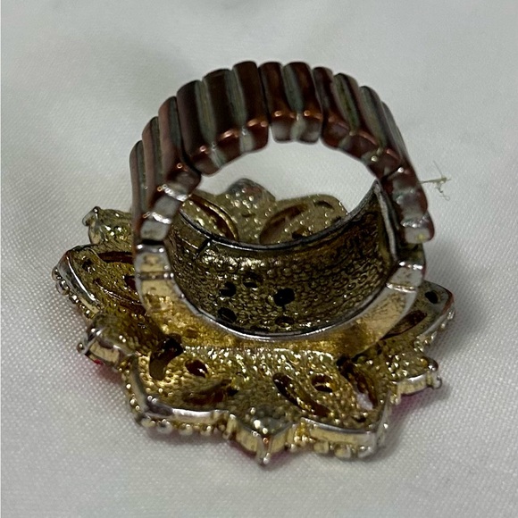 Leopard Print and Floral Ring Set - Picture 5 of 5